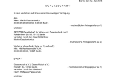 01. Schutzschrift Landgericht Berlin - Martin Kastantowicz